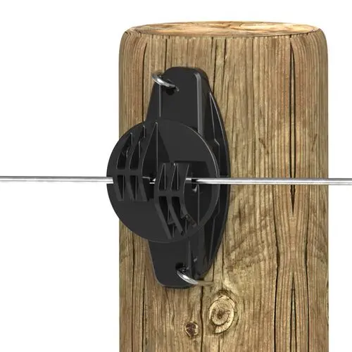 Gallagher WOOD POST CLAW INSULATOR - BLACK 