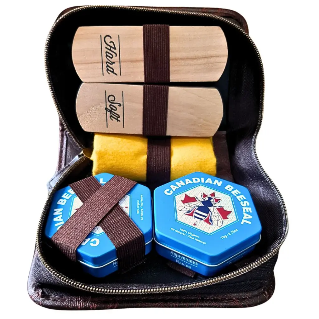Canadian Beeseal Shoe Shine Kit