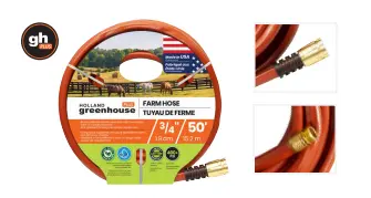 [HI-HF34050N] Farm Water Hose 3/4" (50 ft)