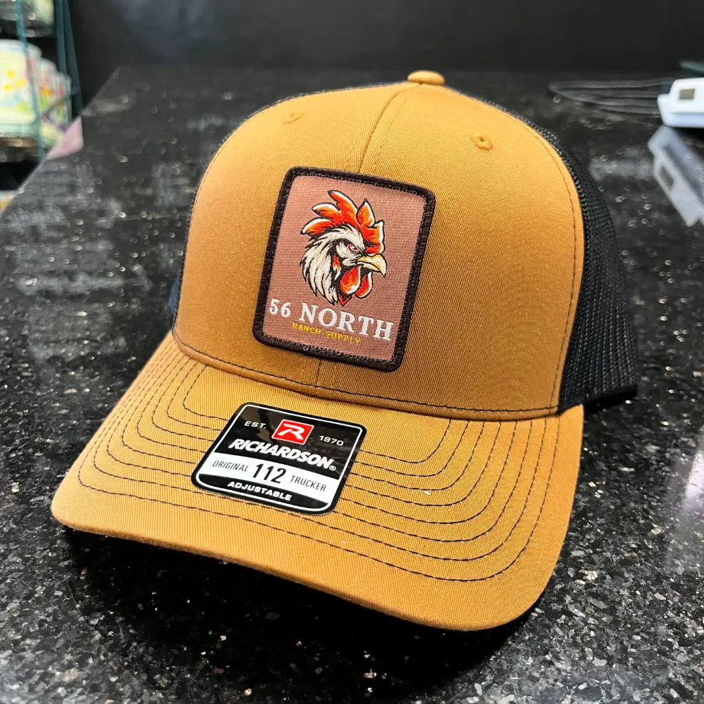 56 North Baseball Hat - Rooster Patch
