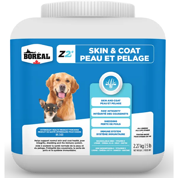 Boreal Dog Supplement Z2+ Skin & Coat 2.27kg