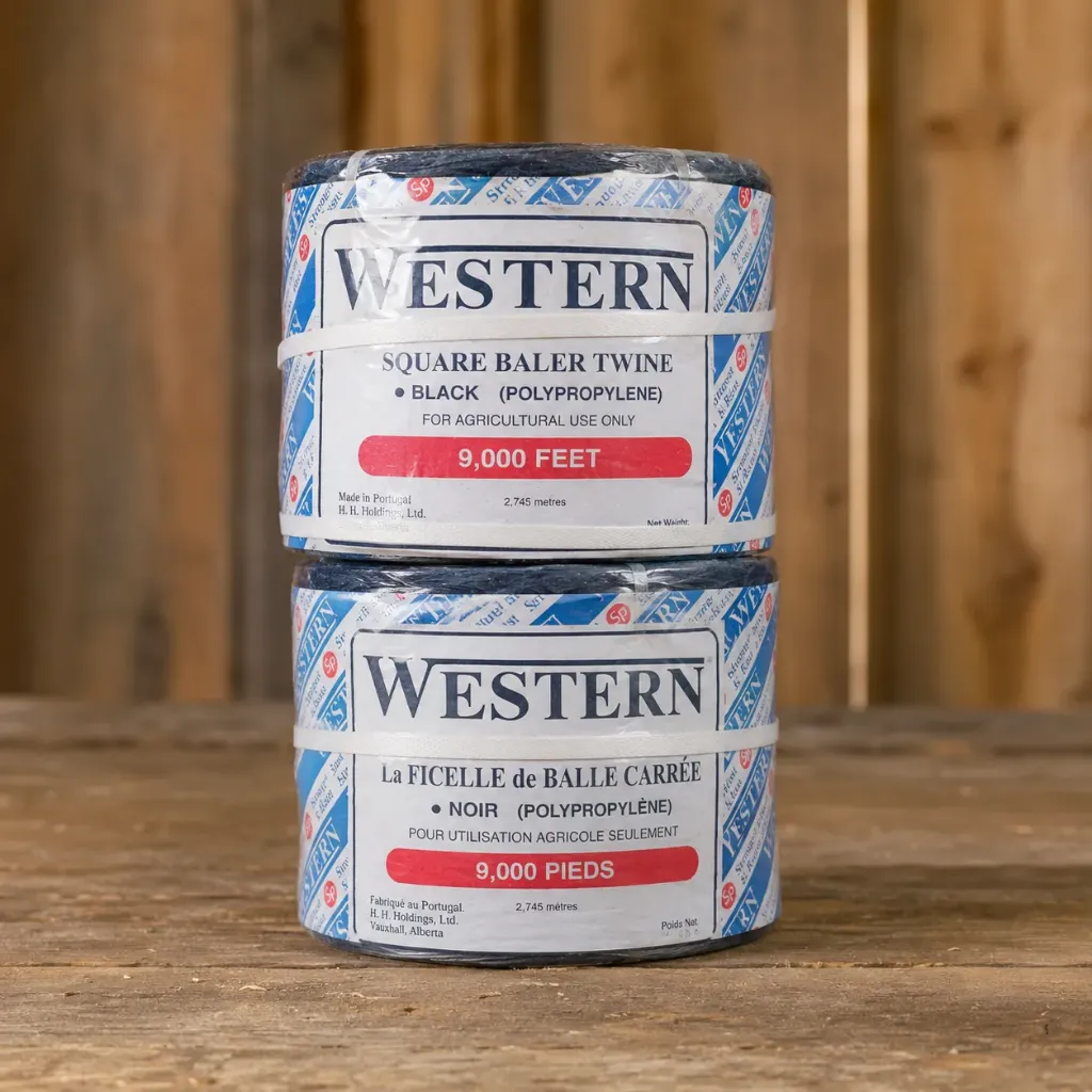 Western 9000 Black Twine BLACK (bundle of 2)