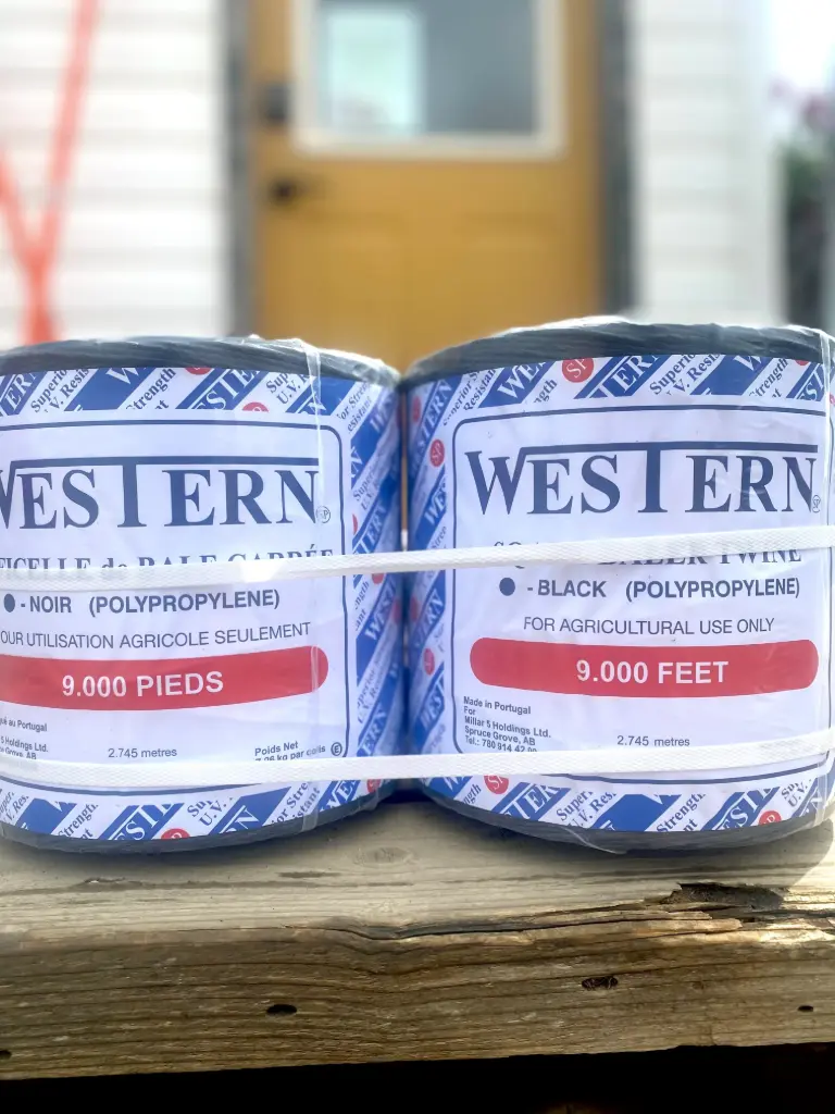 Western 9000 Black Twine BLACK (bundle of 2)