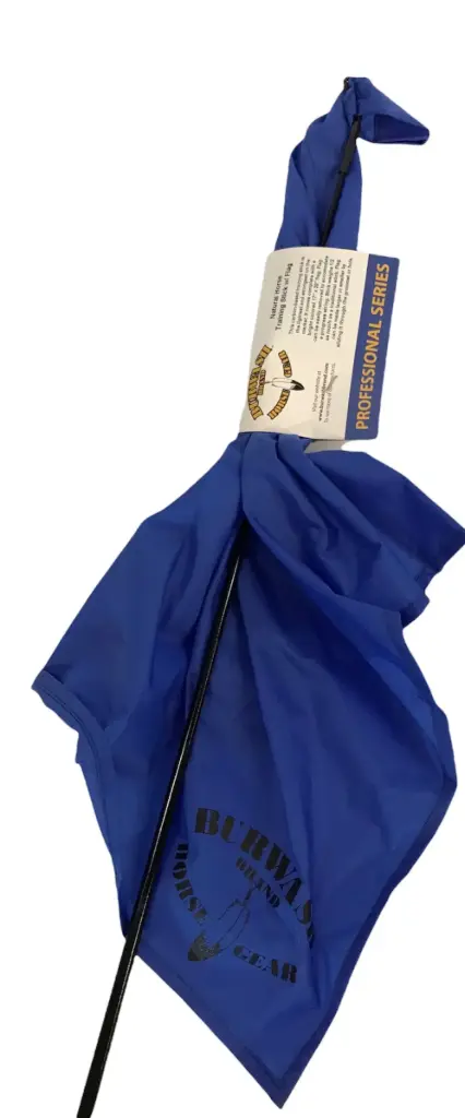 Burwash - Natural Horse Training Stick with Flag