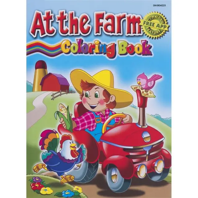 At the Farm/Horses Coloring Books