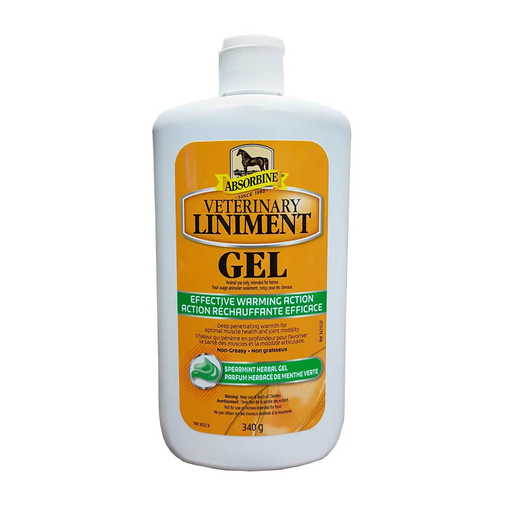Absorbine® Veterinary Liniment Gel for Sore Muscle Relief 340gm