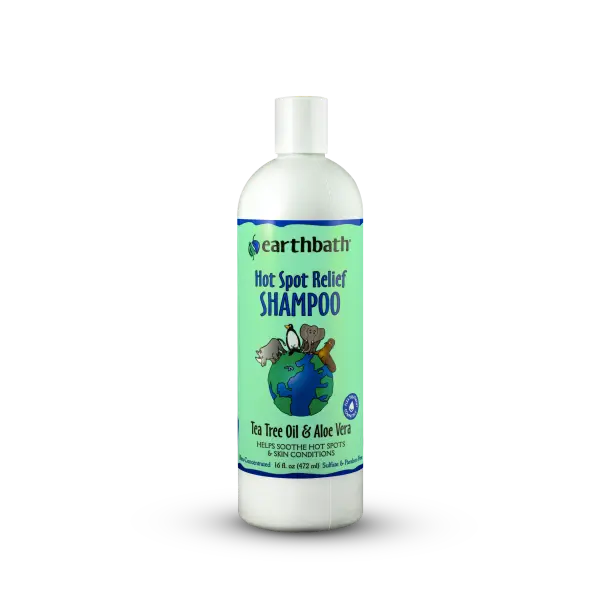Earthbath - Hot Spot Relief Shampoo Tea Tree & Aloe 16 oz