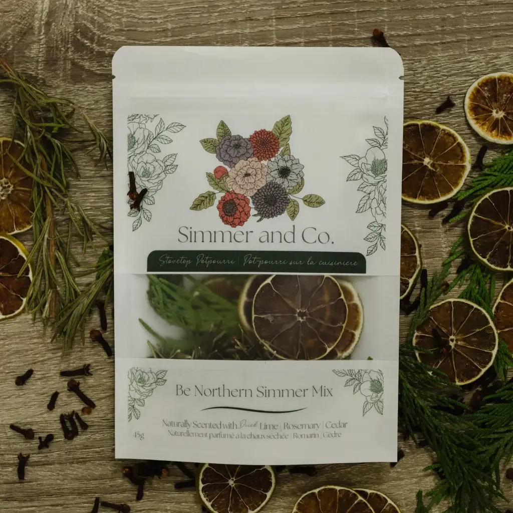 Simmer and Co - Be Northern Simmer Pot Mix, Natural Wooded Citrus Aroma