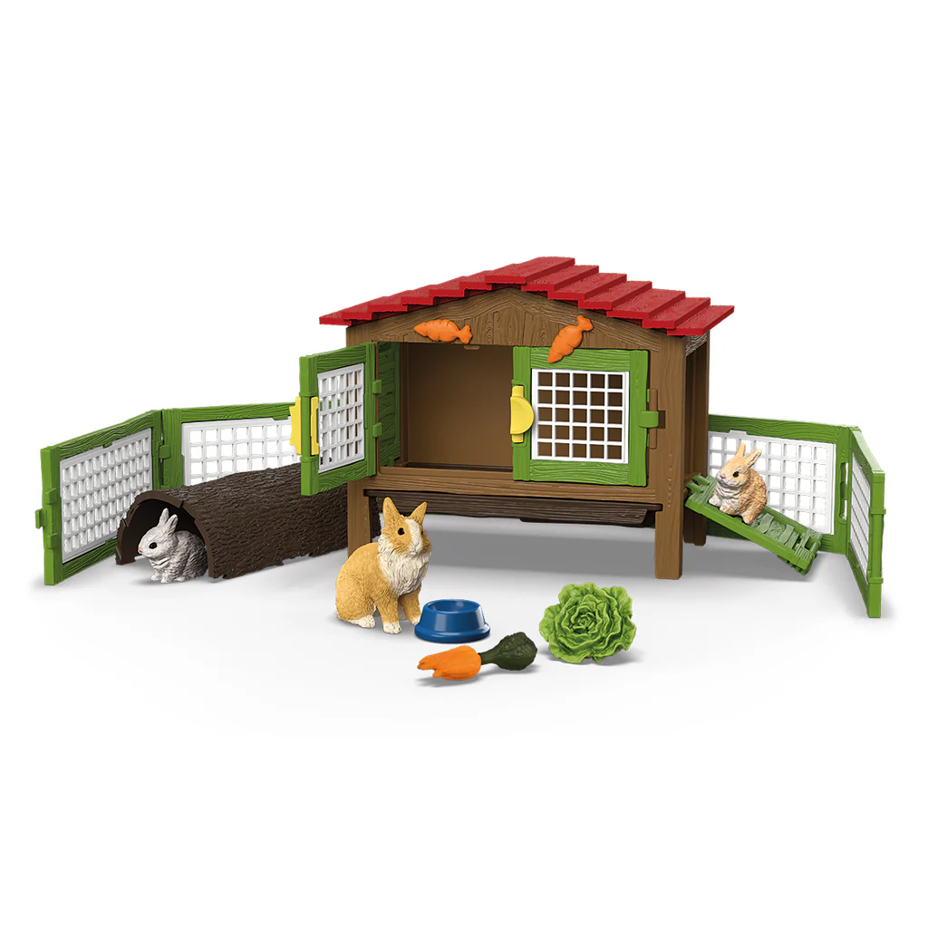 [42728] Schleich - Rabbit Hutch (DISCONTINUED)