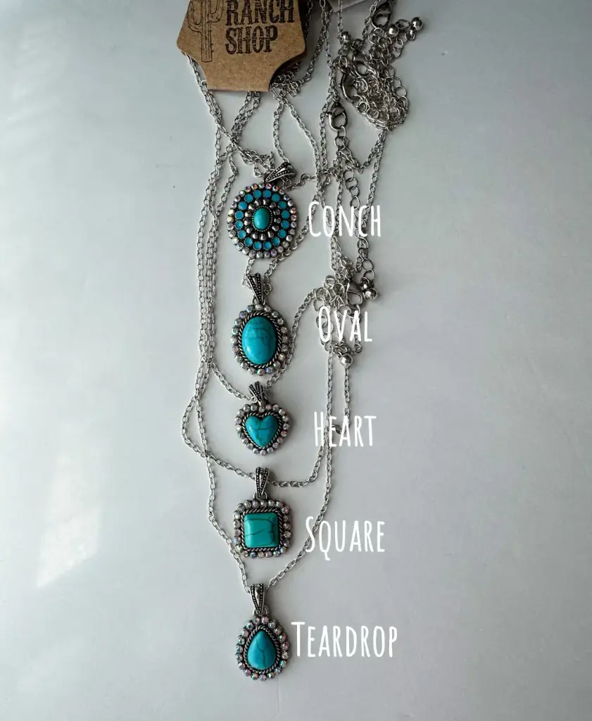 BOHO RANCH - Western Oval Necklace
