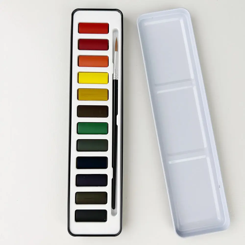 Emily Lex - Watercolor Paint Set With Brush