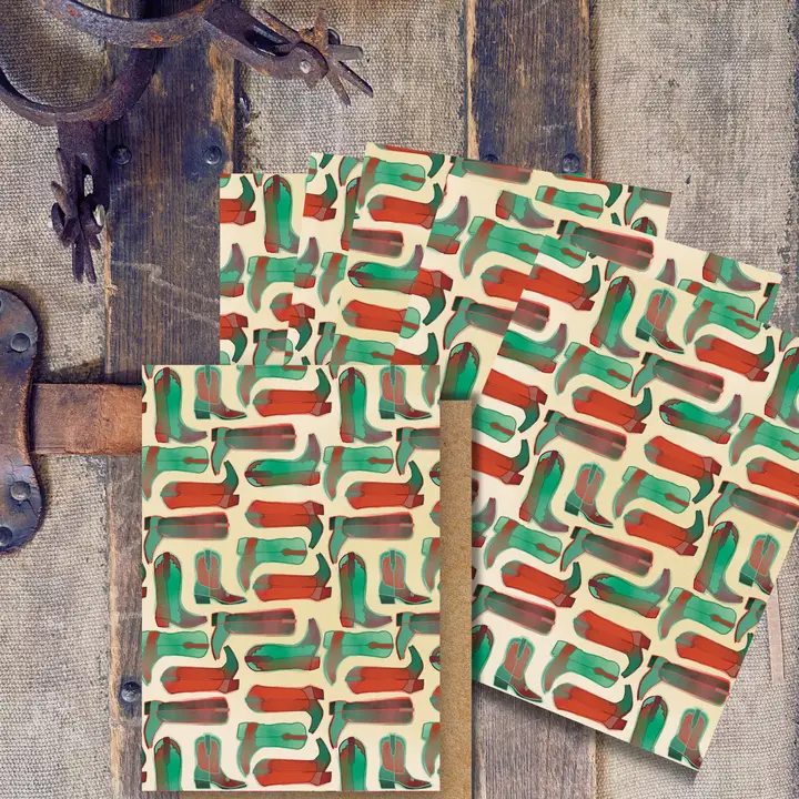 Tirzah Lane - Christmas Holiday Boots Mini Western Card Set 