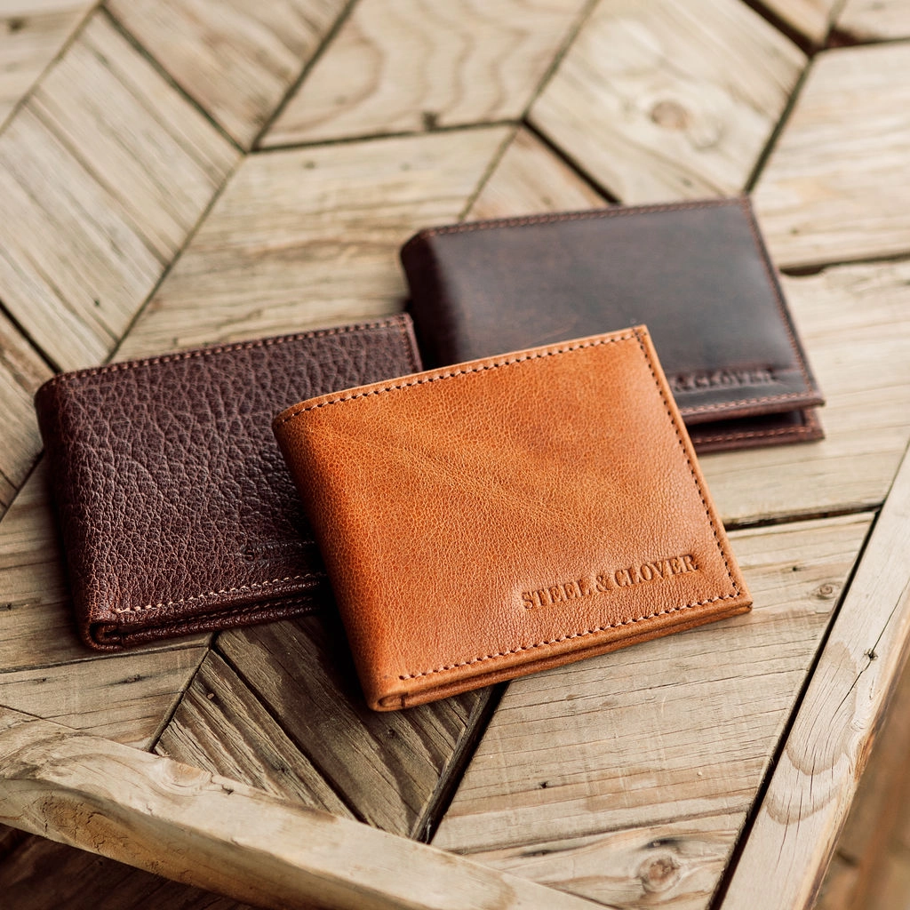 Steel & Clover - Monkman Leather Wallet (Burgudy)