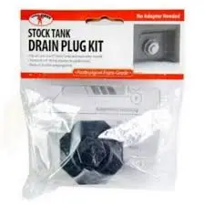 [KVS 115-436] Miller (Little Giant) - Stock Tank Oval Drain Plug Kit