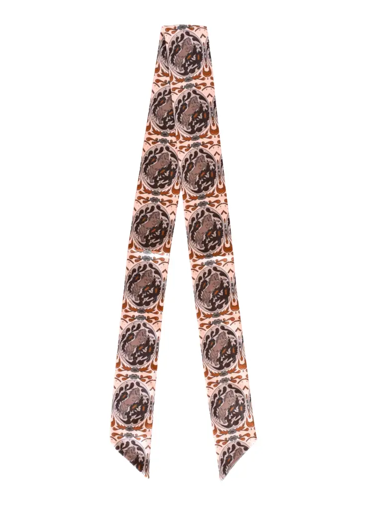 [TW-1-010] Tirzah Lane - Western Cowgirl Silk Twilly Scarf (Various Colours) 