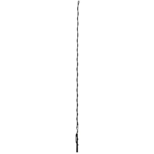 Tough 1 - 7' Lunge Whip w 7 1/2' Lash BLACK