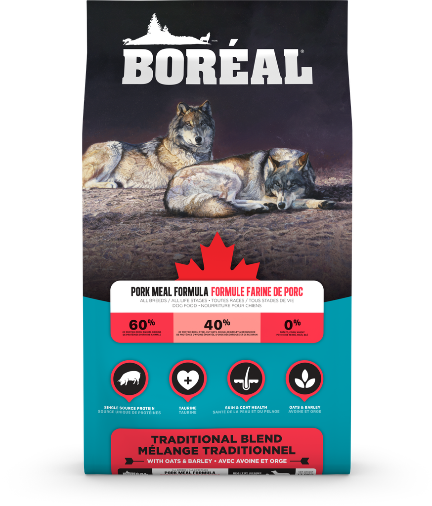 [688-00997] Boréal Dog Traditional Blend Pork Meal 11.33kg