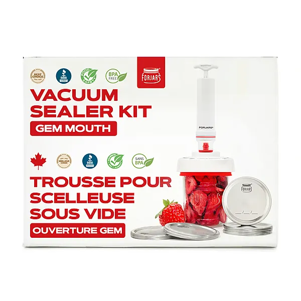 FORJARS - Vacuum Sealer Kit-GEM JARS