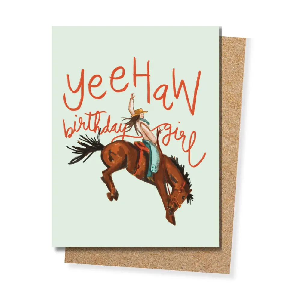 [SC-BIR-038] Tirzah Lane - "Yeehaw Birthday Girl" - Birthday Card