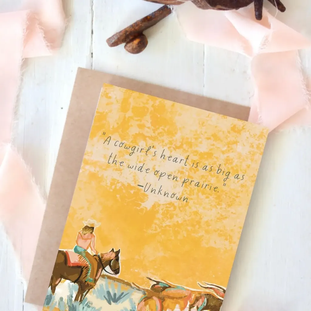 [SCD-BIR-003] Tirzah Lane - "Cowgirl Birthday" - Birthday Card