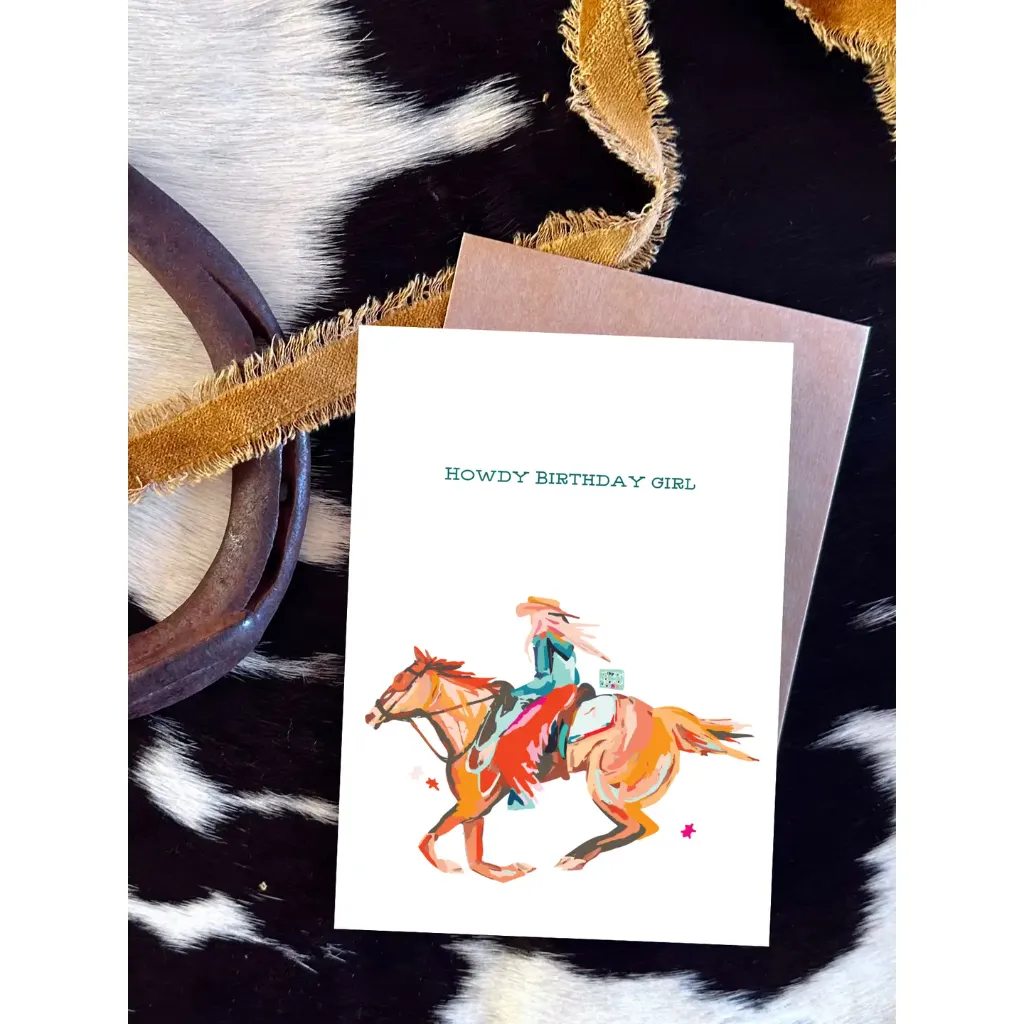 [SC-BIR-026] Tirzah Lane - "Howdy Birthday Girl" - Birthday Card