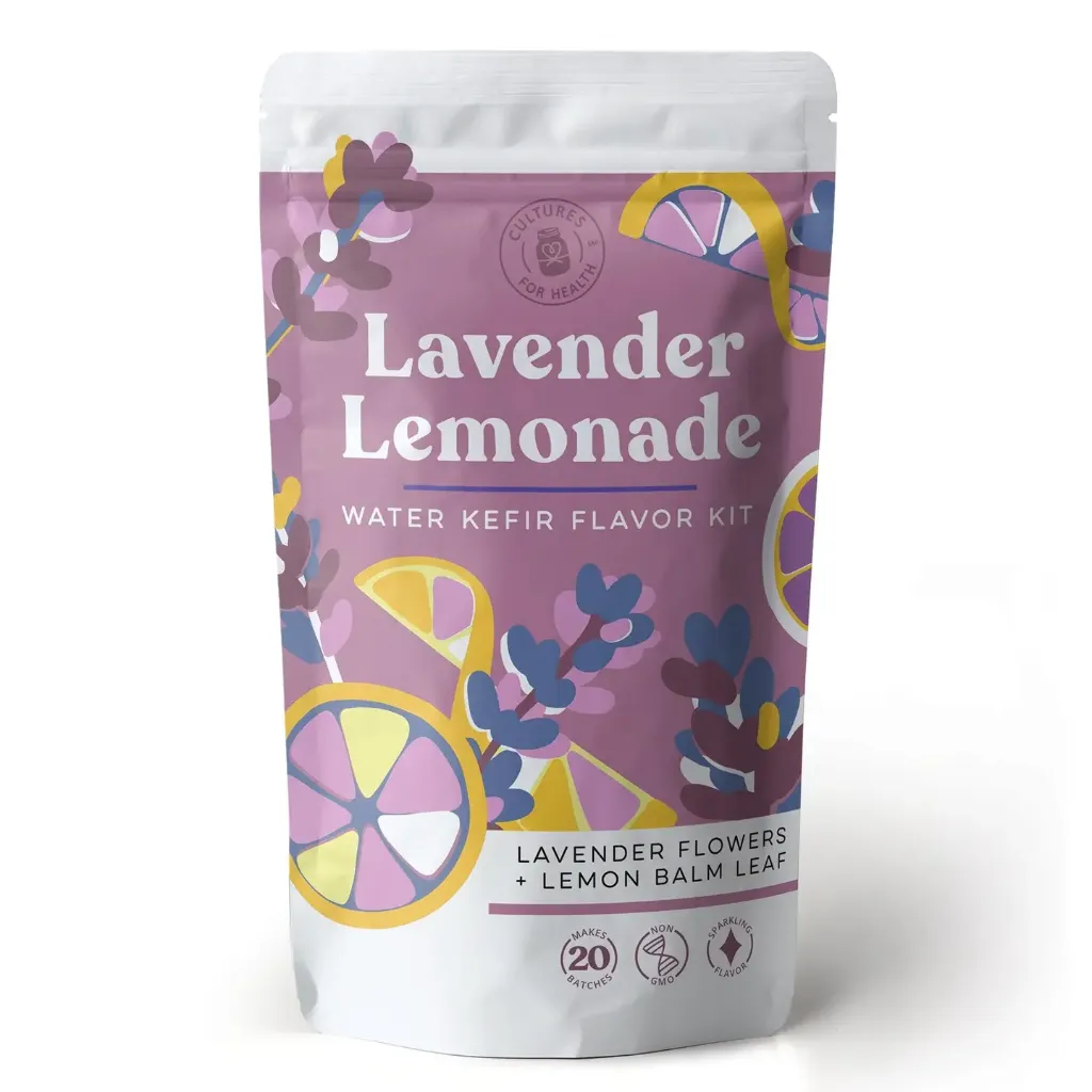 Cultures for Health - Sparkling Lavender Lemonade Water Kefir Flavor Kit