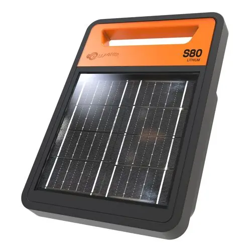 [G351414] Gallagher Solar ENERGIZER S80 (New Lithium)