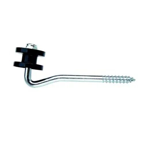 [G688] Gallagher CORNER LAG INSULATOR - BLACK 5 pkg