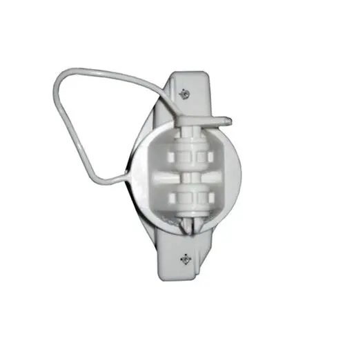 [G687144] Gallagher Heavy Duty WOOD POST PINLOCK INSULATOR - WHITE 25 pkg