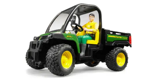 [9812] Bruder John Deere Gator XUV 855D with driver