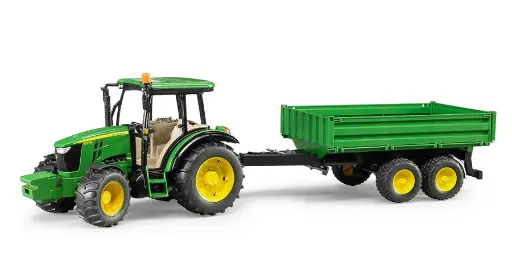 [09816] Bruder John Deere 5115M with trailer