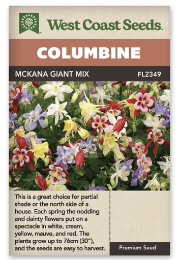 [FL2349A] WCS Flowers - Columbine McKana's Giant Mix