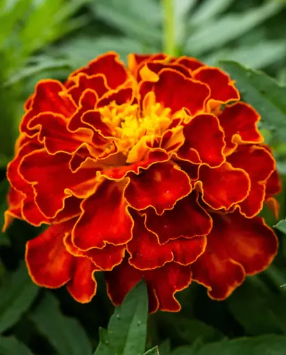 [FL4024A] WCS Flowers - Red Cherry Marigolds