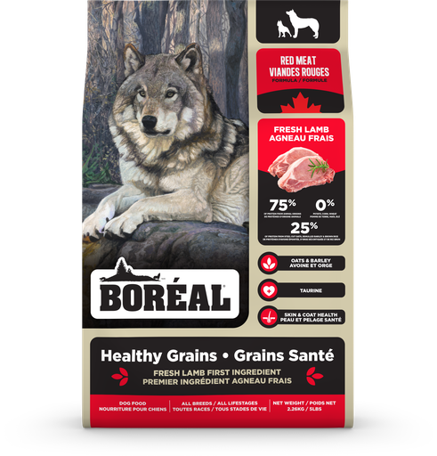 [688-00866] Boreal Dog Healthy Grains Red Meat 2.26kg