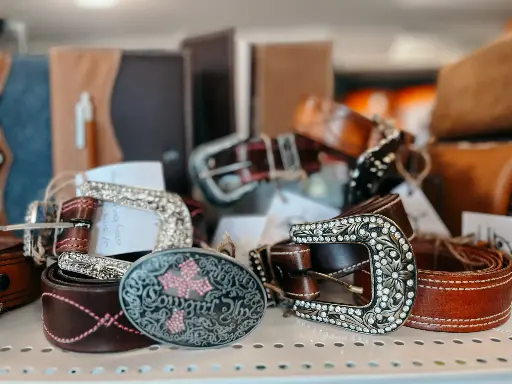 North Star Trading Post - Leather Belt w/ Buckle