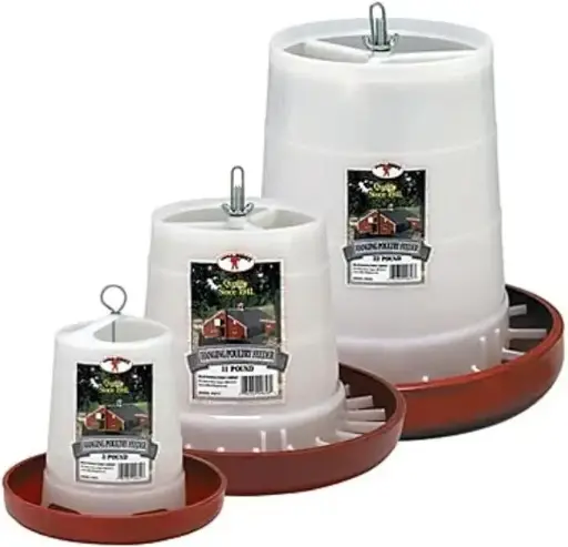 [115-100] Miller Large Capacity Plastic Hanging Feeder 22lb