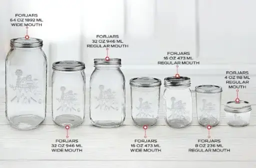 FORJARS - Canning Mason Jars