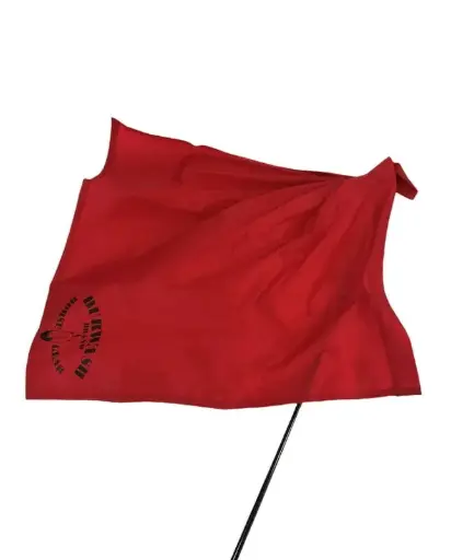 Burwash Natural Horse Training Stick with Flag