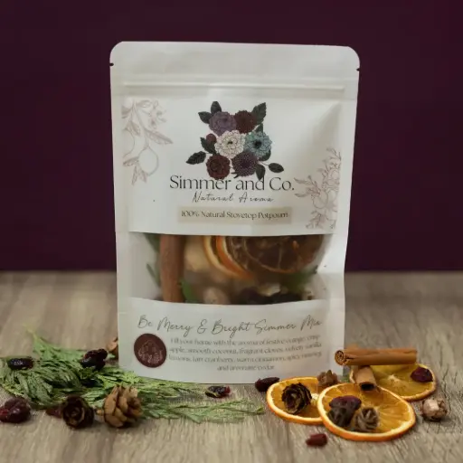 Simmer and Co - Be Merry & Bright Simmer Pot Mix, Limited Edition Holiday Aroma