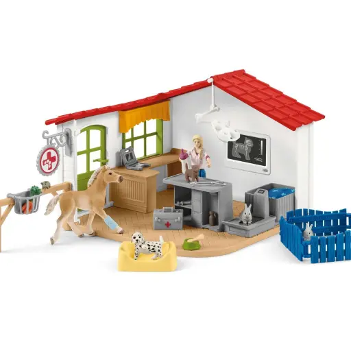 [42502] Schleich - Veterinarian Practice with Pets