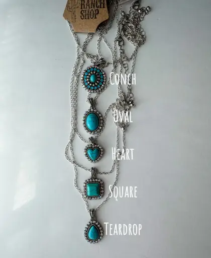 BOHO RANCH - Western Oval Necklace